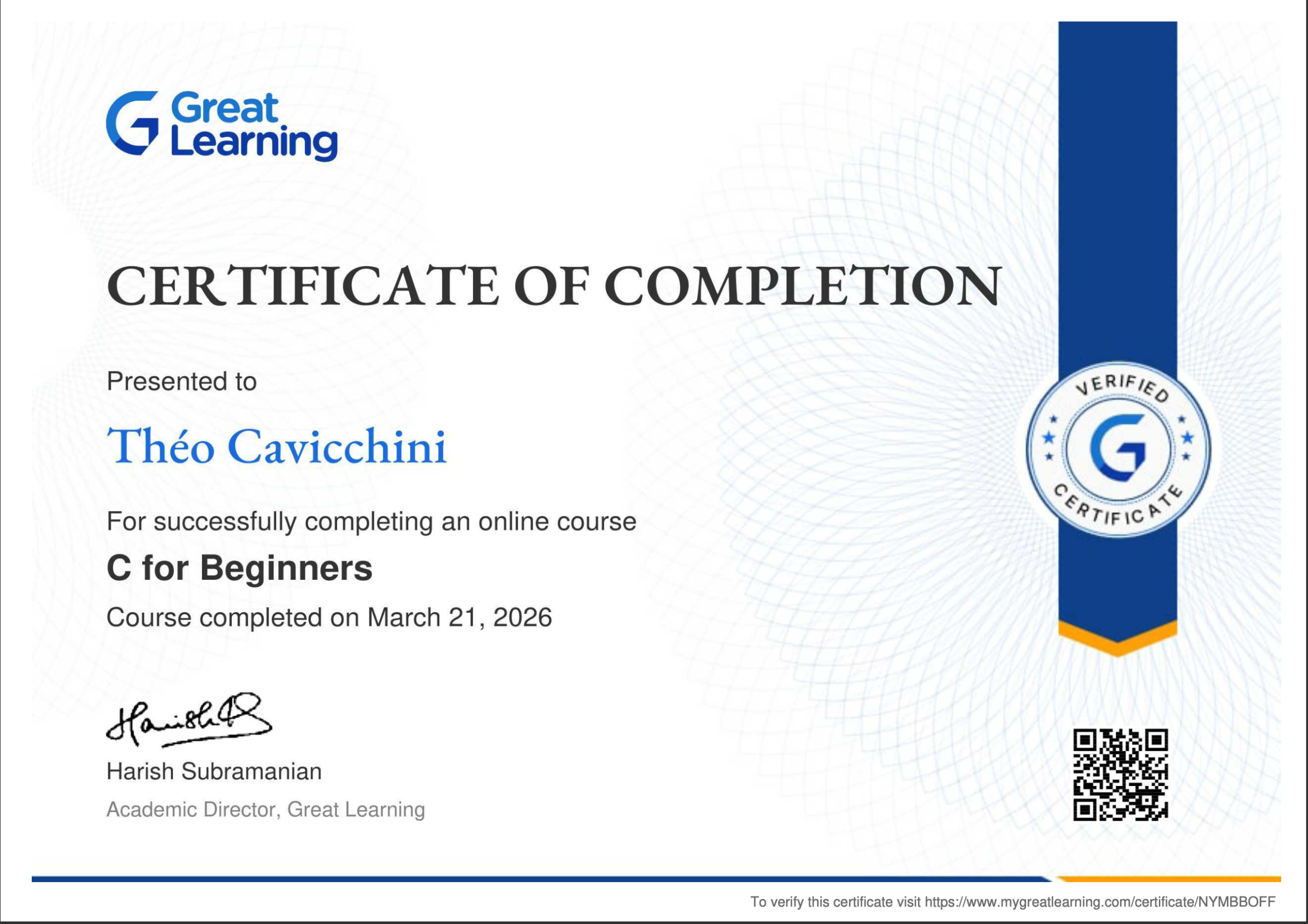 Certification C for Beginners